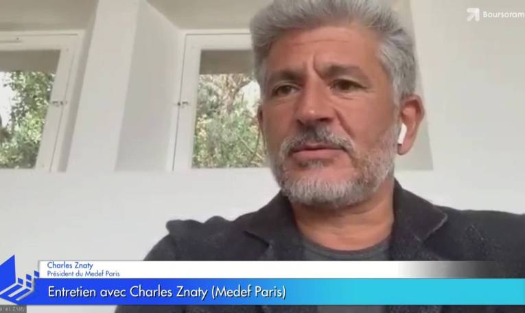 Charles Znaty (président du Medef Paris) : "A Paris une entreprise sur deux risque de mettre le genou à terre lors de ce confinement !"