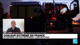 Incendies en Gironde: "Les secours craignent une extension du sinistre", selon Yael Lecras