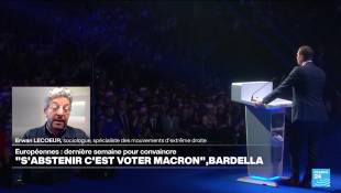 Européennes : "s'abstenir c'est voter Macron" déclare Jordan Bardella