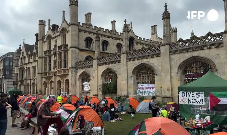 Des étudiants de l'université de Cambridge mobilisés pour les Palestiniens