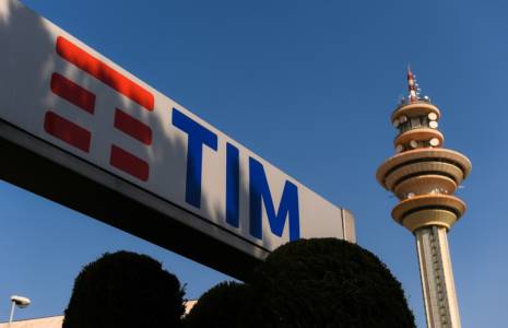 Le siège de Telecom Italia (TIM), le 29 mars 2019 à Rozzano, au sud de Milan ( AFP / Miguel MEDINA )