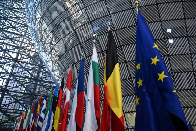 Bruxelles examine la demande du gouvernement espagnol de reconnaître le catalan, le basque et le galicien comme langues officielles de l'UE ( AFP / EMMANUEL DUNAND )