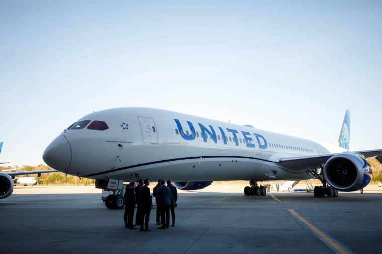 Un Boeing 787 Dreamliner le 13 décembre 2023 à Charleston. ( AFP / Logan Cyrus )