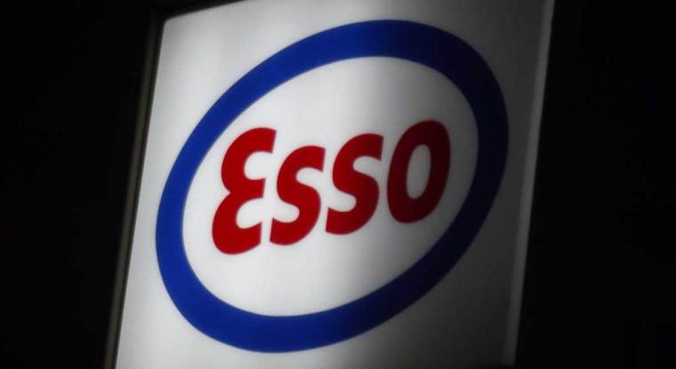 Le logo Esso. (© E. Brown)
