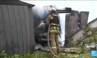 Ukraine : incendie et dégâts après des frappes russes qui ont fait 20 blessés à Kharkiv
