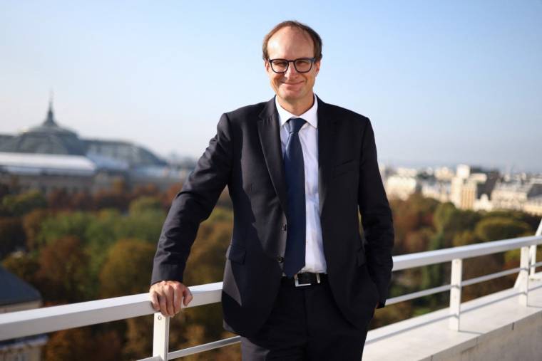 Le PDG de Verkor, Benoît Lemaignan, à Paris, le 14 septembre 2023. ( Thomas SAMSON/AFP / THOMAS SAMSON )