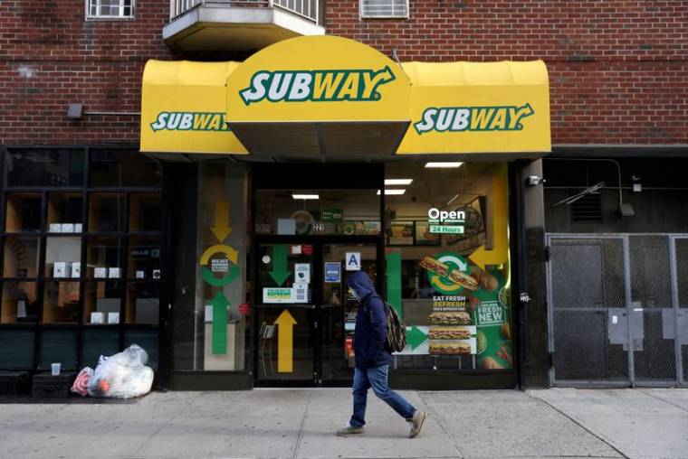 Un restaurant Subway à Manhattan