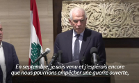 Le Liban "au bord de l'effondrement", avertit le chef de la diplomatie de l'UE