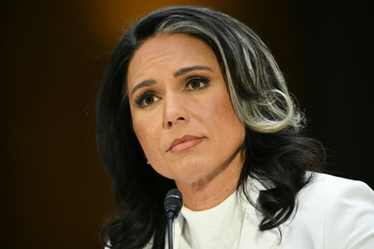 Tulsi Gabbard lors de son audition devant une commission du Sénat américain en vue de la confirmation de sa nomination comme directrice nationale du renseignement, à Washington, le 30 janvier 2025 ( AFP / Mandel NGAN )