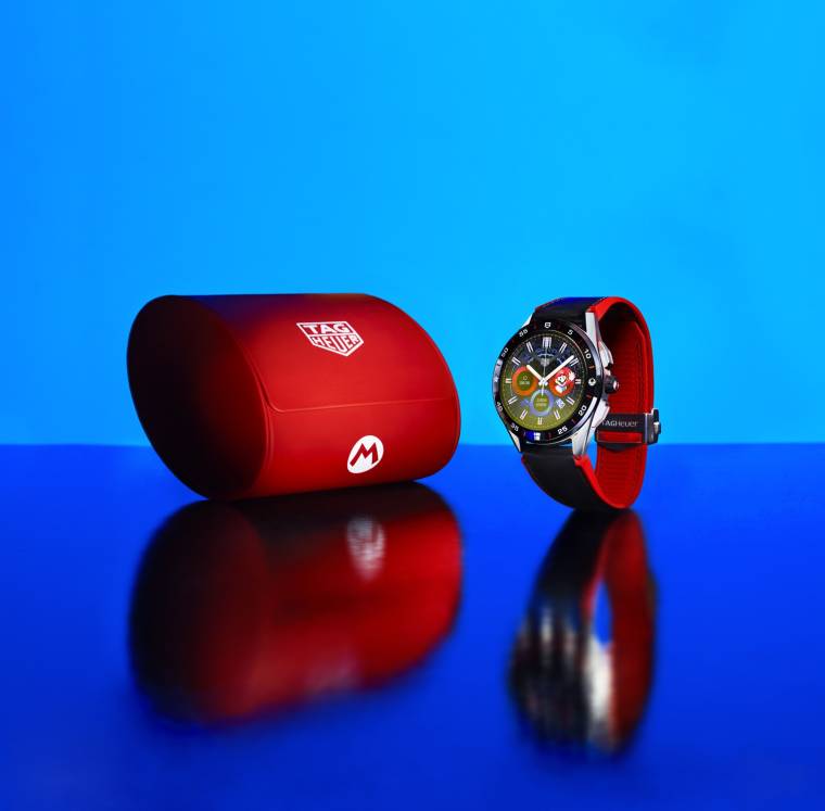 Tag Heuer lance une montre connectée Super Mario crédit photo : Tag Heuer