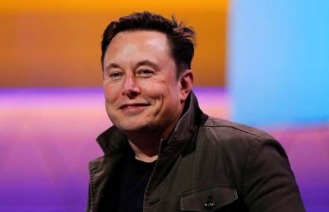Photo d'archives d'Elon Musk lors de la convention de jeux E3 à Los Angeles