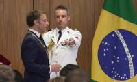 Emmanuel Macron remet la légion d'honneur à la première Dame brésilienne