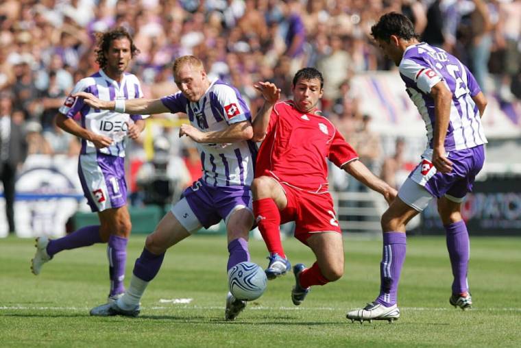 Javier MASCHERANO / Jeremy MATHIEU / Nicolas DIEUZE  - Toulouse / Liverpool - 15.08.2007 - 3e tour - Champions League