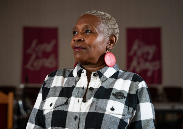 Clemmie Greenlee a fondé plusieurs associations pour lutter contre la violence par armes à feu, dont Nashville Peacemakers et le groupe de soutien Mothers Over Murder pour les parents ayant perdu un enfant. Portrait pris à Nashville, Tennessee, le 26 octobre 2024 ( SETH HERALD / SETH HERALD )