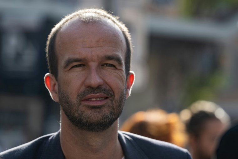 Le coordinateur de LFI Manuel Bompard à Marseille, le 3 novembre 2024 ( AFP / MIGUEL MEDINA )