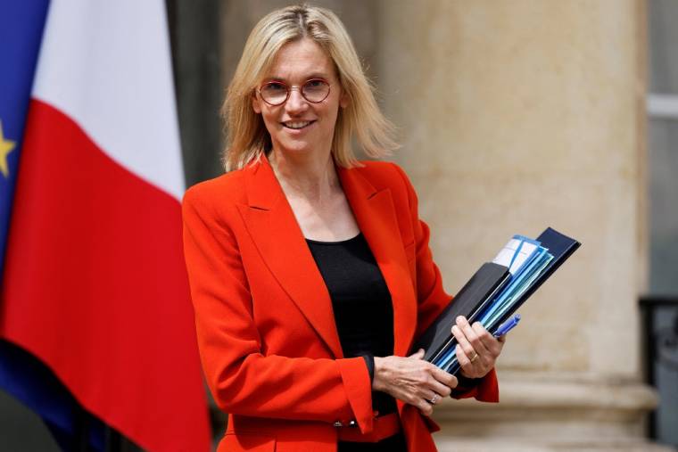 Agnès Pannier-Runacher à Paris, le 8 juin 2022. ( AFP / LUDOVIC MARIN )