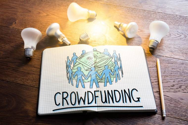 Le secteur du crowdfunding connaît une baisse de 11,3 %. (Crédit photo : Shutterstock)