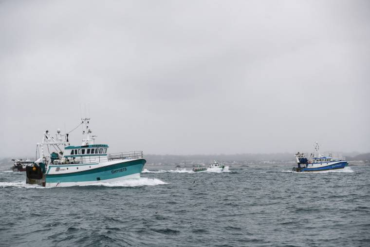 La France réclame plus de licences de pêche à Londres et à l'île anglo-normande de Jersey dans le cadre de l'accord post-Brexit signé fin 2020. ( AFP / SAMEER AL-DOUMY )