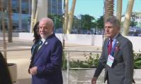 Le président brésilien Lula arrive à la COP28