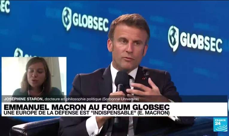 Macron estime que "l'avenir de l'Europe se jouait dans sa capacité à produire sa propre sécurité"