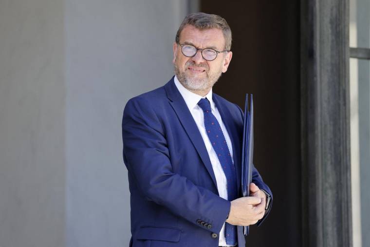Le ministre délégué au Logement, Olivier Klein ( AFP / LUDOVIC MARIN )