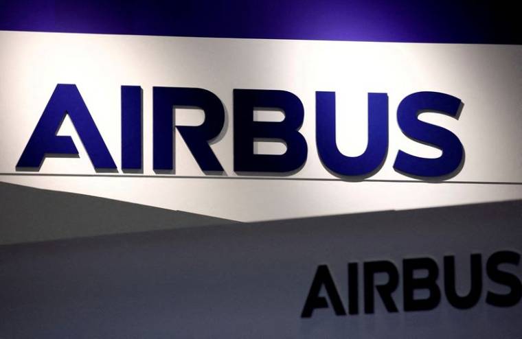 Photo d'archives du logo d'Airbus
