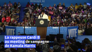 "Je ne donnerai pas de seconde chance à Trump": Cardi B lors d'un meeting de Kamala Harris