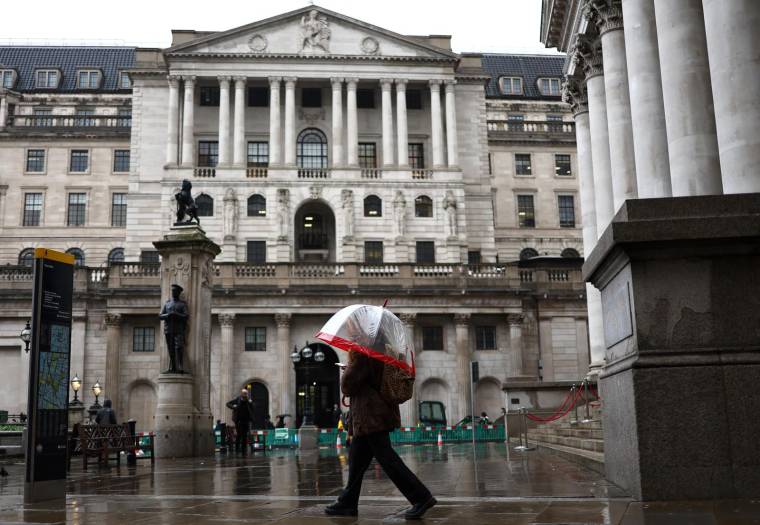 La Bourse de Londres le 2 novembre 2023. ( AFP / HENRY NICHOLLS )