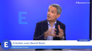 "Notre cours de bourse a doublé depuis 2 ans et il a encore du potentiel! " selon Benoit Bazin, PDG de Saint-Gobain