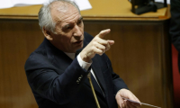 Le Premier ministre François Bayrou à l'Assemblée nationale à Paris, le 14 janvier 2025 ( AFP / Ludovic MARIN )