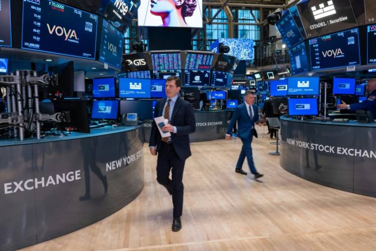 Le parquet du New York Stock Exchange ( GETTY IMAGES NORTH AMERICA / SPENCER PLATT )