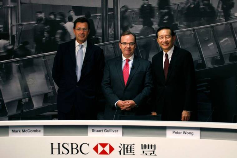 DÉPART DU DIRECTEUR GÉNÉRAL DE HSBC POUR L'ASIE-PACIFIQUE