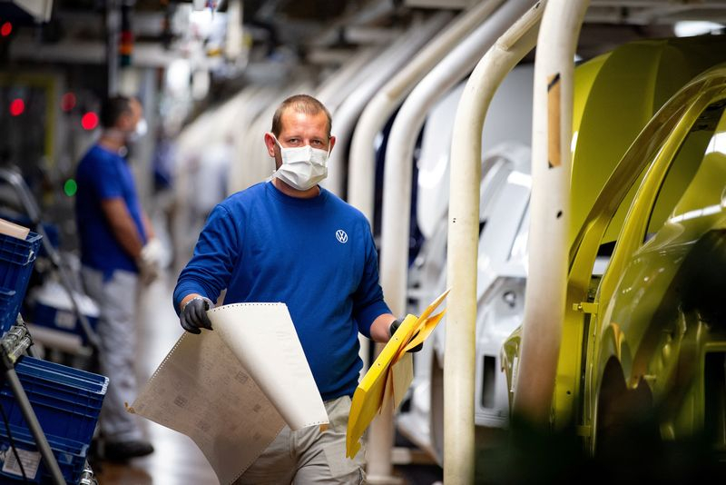 Une chaîne de montage dans une usine