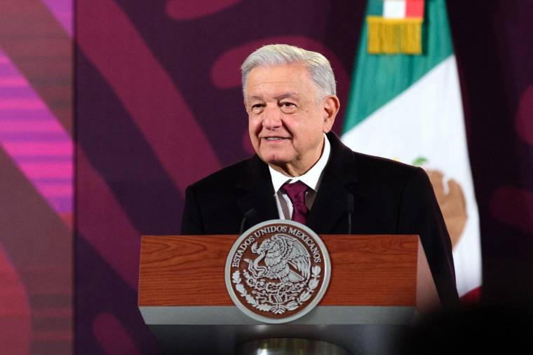 Andres Manuel Lopez Obrador à Mexico City le 29 janvier. ( Mexican Presidency / HANDOUT )