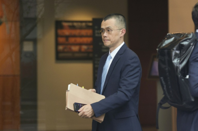 Changpeng Zhao, patron de Binance, devant le tribunal fédéral de Seattle, dans l'État de Washington, le 30 avril 2024 (AFP / Jason Redmond)