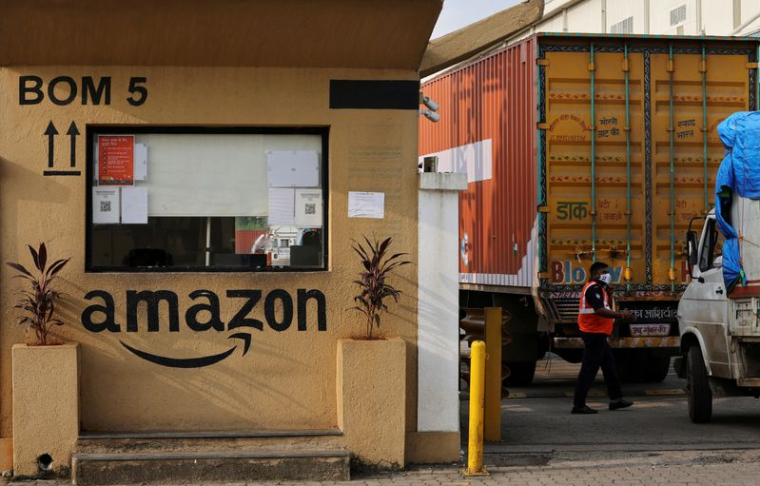 Un centre de stockage Amazon