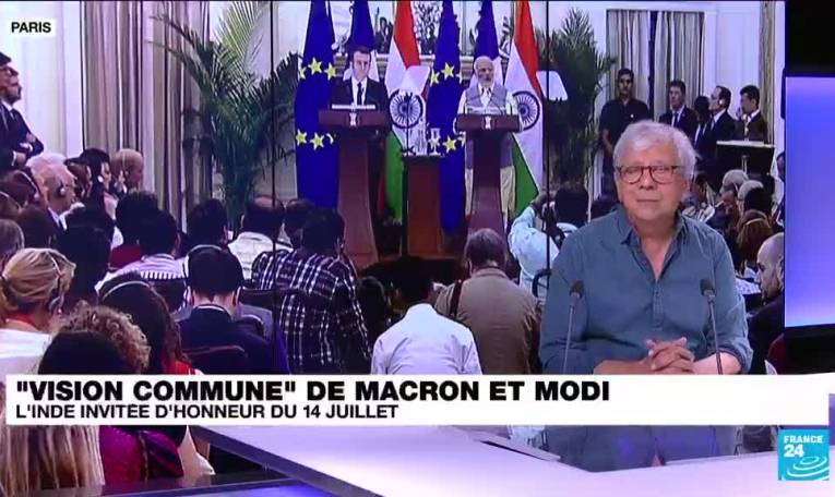 "Vision commune" de Macron et Modi : l'Inde invitée d'honneur du 14 juillet