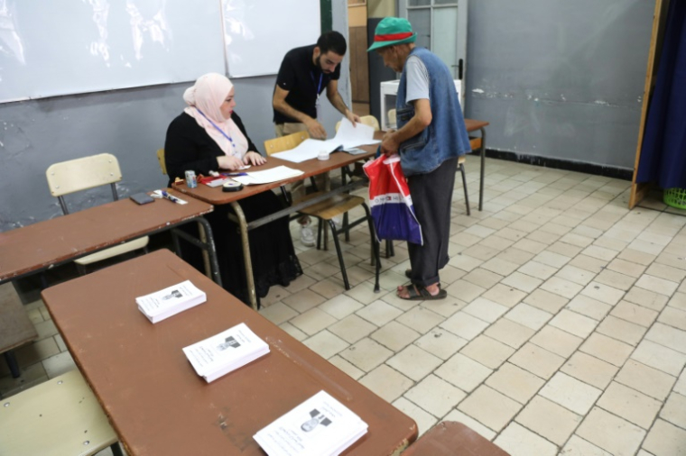 Un bureau de vote lors de la présidentielle en Algérie, le 7 septembre 2024 à Alger ( AFP / - )