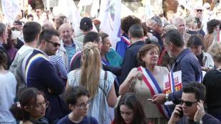 Rassemblement contre l'extrême droite à Marseille