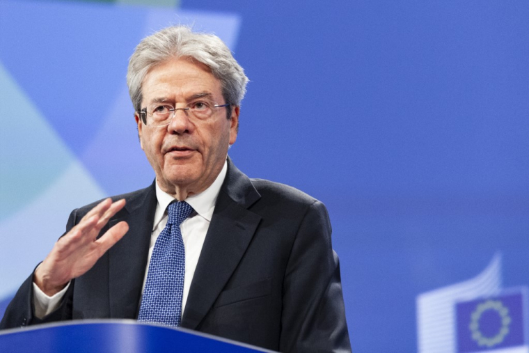 Paolo Gentiloni, à Bruxelles, le 19 juin 2024  ( Belga / NICOLAS LANDEMARD )