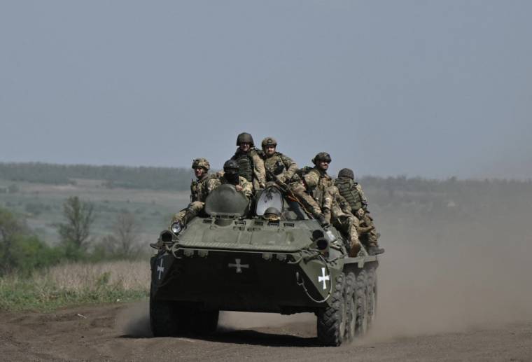 Des soldats ukrainiens en Ukraine, le 27 avril 2024. ( AFP / GENYA SAVILOV )