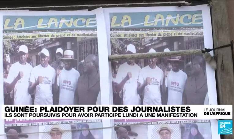 Guinée : plaidoyer pour des journalistes poursuivis pour avoir participé à une manifestation