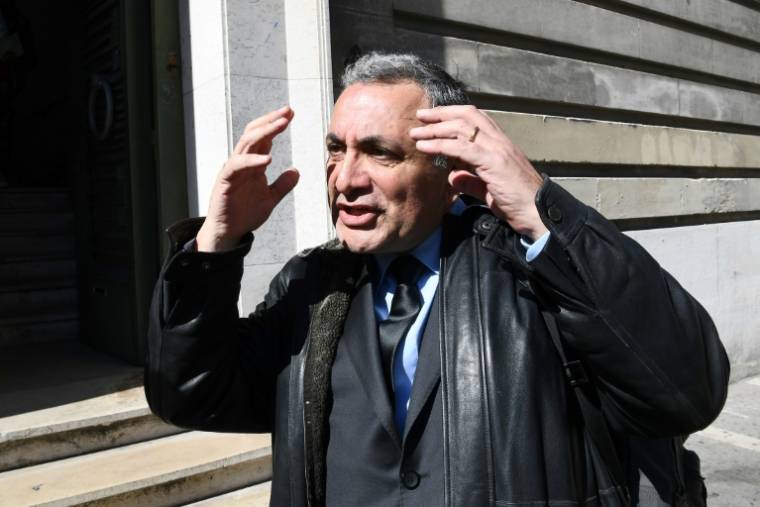 Marc Cherqui, ex-directeur fiscal du groupe parapétrolier français Bourbon, le 18 mars 2019, à Marseille ( AFP / Boris HORVAT )