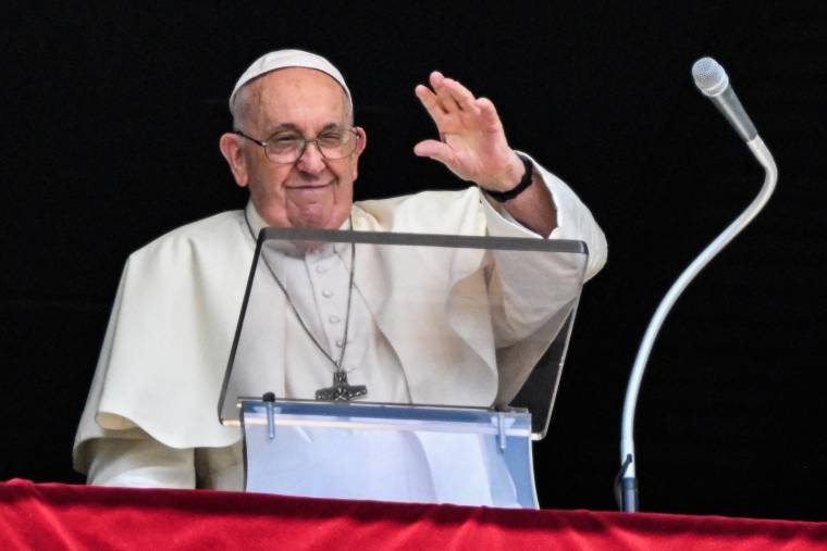 Le Pape François le 30 juillet au Vatican. ( AFP / VINCENZO PINTO )