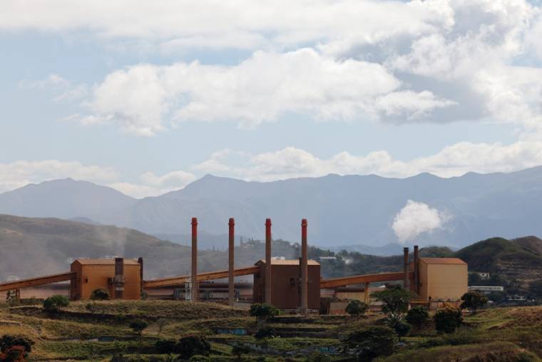 L'usine de nickel de SLN, qui fait l'objet comme Prony Resources, d'un plan de sauvegarde du gouvernement de la Nouvelle-Calédonie. ( AFP / LUDOVIC MARIN )