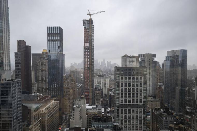 Manhattan à New York, le 9 janvier 2024. ( AFP / ANGELA WEISS )