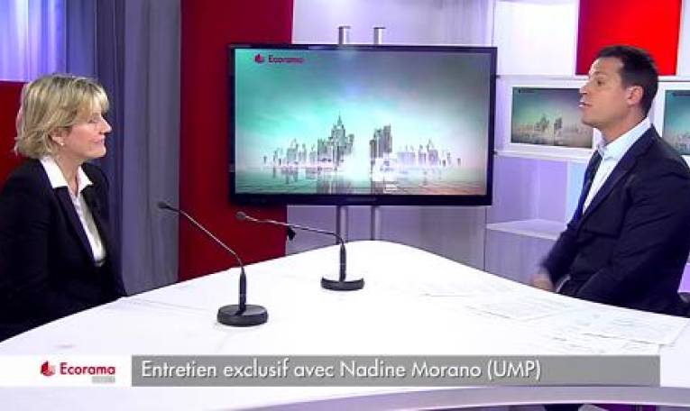 Décision du maire de Chalon-sur-Saône sur les menus de cantine : Nadine Morano (UMP) se dit "assez circonspecte". (VIDEO)