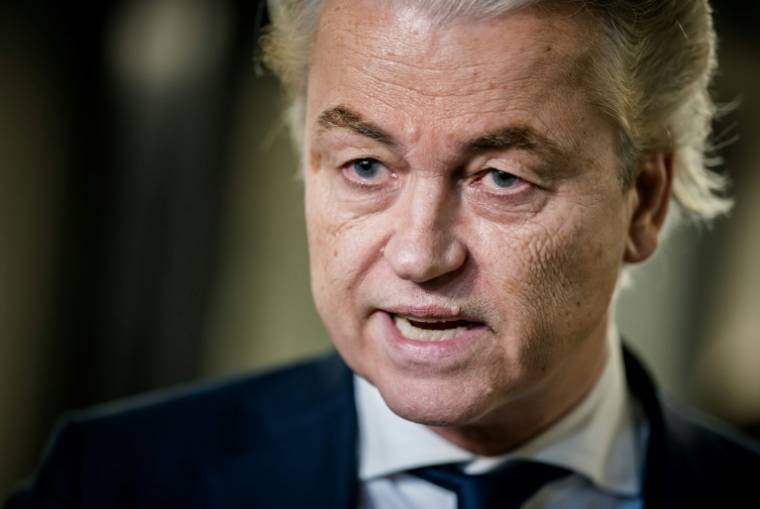 Le leader d'extrême droite néerlandais du PVV, Geert Wilders à La Haye, le 1er mars 2024 ( ANP / Bart Maat )