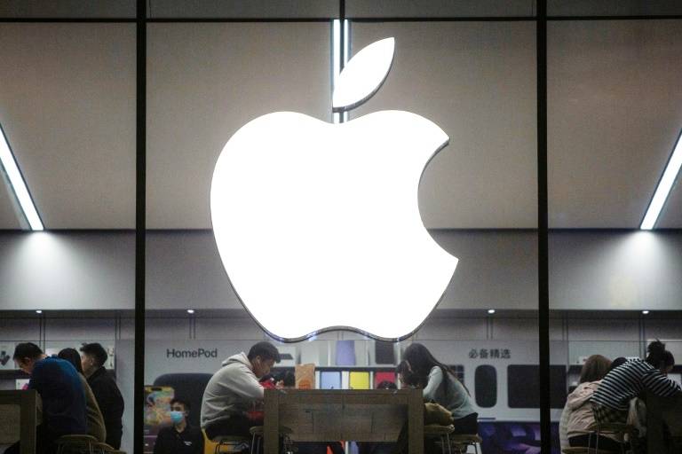 Un magasin Apple à Shenyang, en Chine, le 30 octobre 2023  ( AFP / STR )