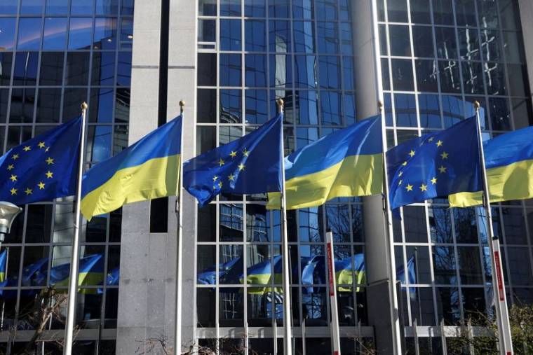UE: LES 27 S'ACCORDERONT FIN MAI SUR LA CRÉATION D'UN FONDS POUR LA RECONSTRUCTION DE L'UKRAINE